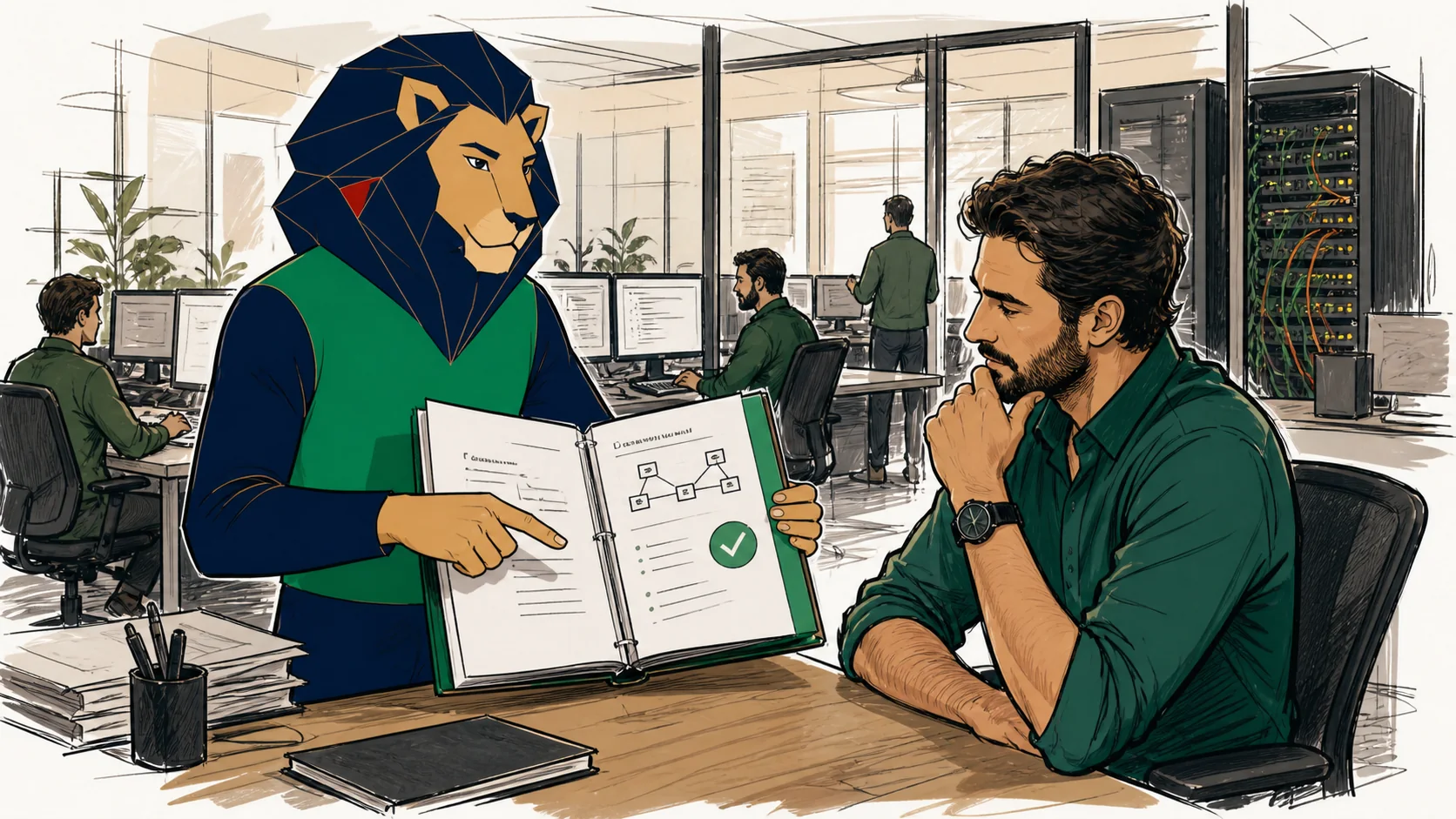 Atlas transforme un incident réseau résolu en preuve concise relue par un responsable technique.