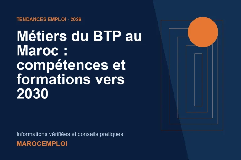 Illustration : Métiers du BTP au Maroc : compétences et formations vers 2030