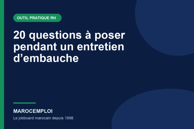 20 questions à poser pendant un entretien d’embauche