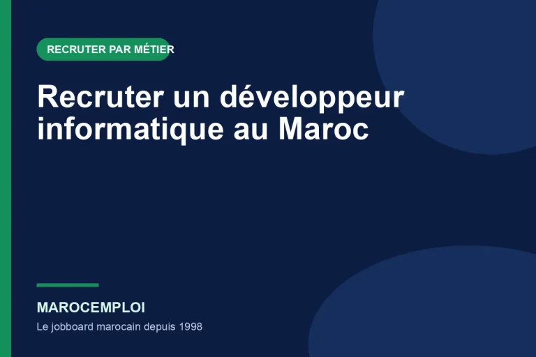 Recruter un développeur informatique au Maroc